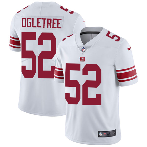 Nike Giants #52 Alec Ogletree White Men's Stitched NFL Vapor Untouchable Limited Jersey - Click Image to Close